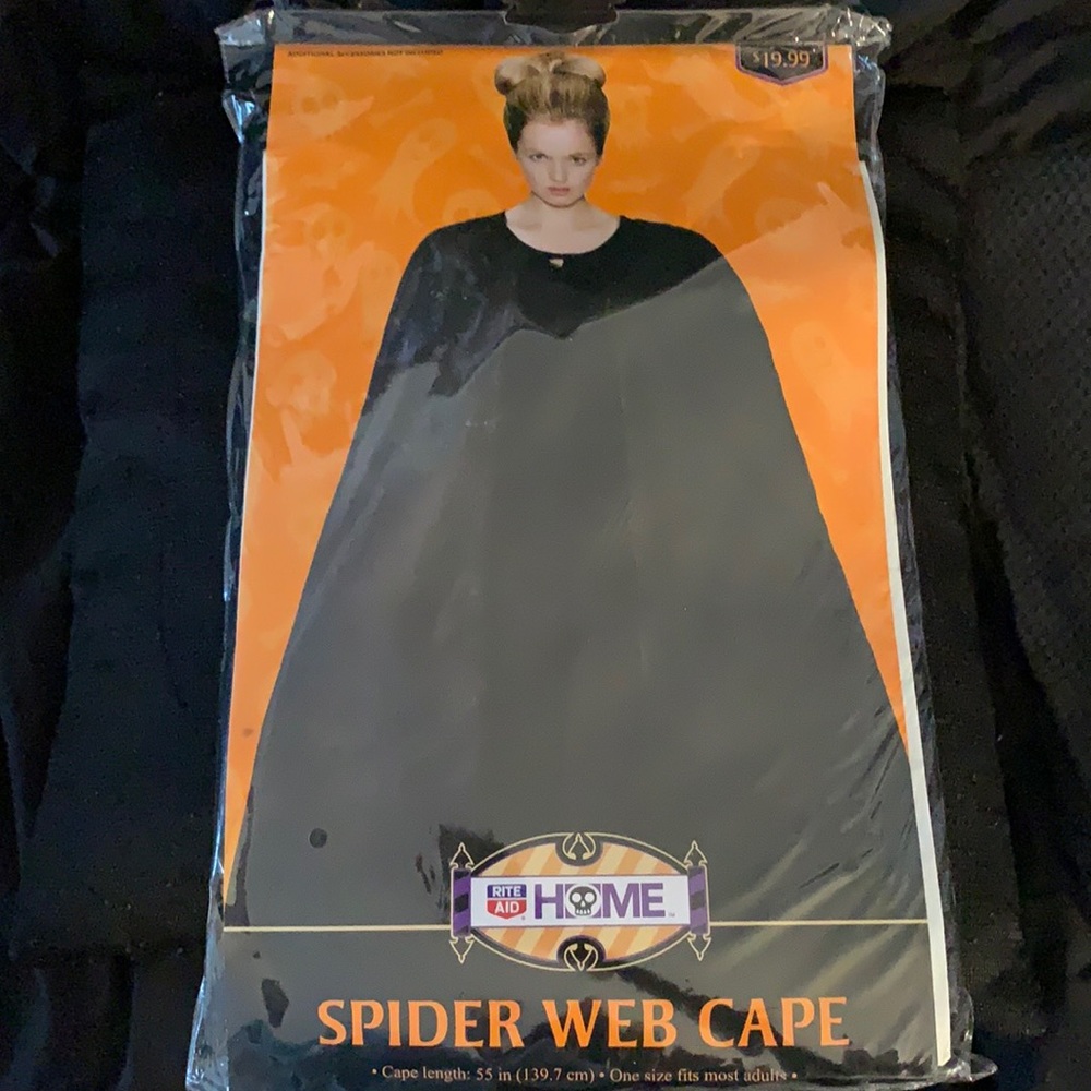 Adult Spider Web Cape